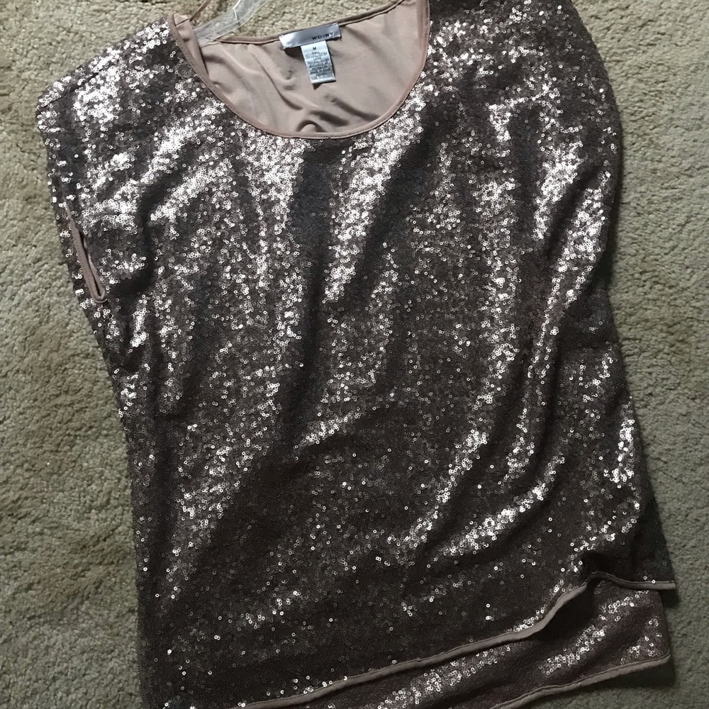 WD. NY sequins Top